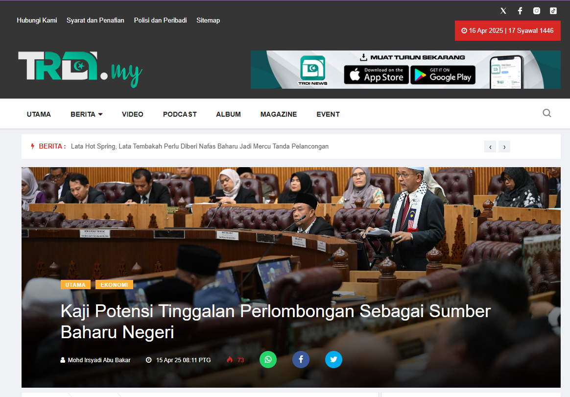 Kaji Potensi Tinggalan Perlombongan Sebagai Sumber Baharu Negeri